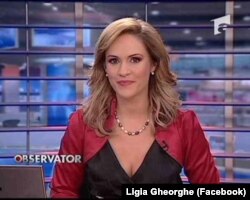 Gabriela Firea, în perioada în care era prezentatoare la televiziunea Antena 1.