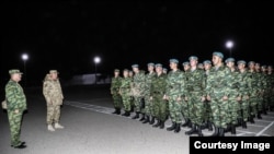 Tajikistan military personnel arrived Kyrgyzstan