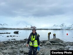 Айжан Кунтуова, врач, которая работает на американском круизном лайнере, перевозящем туристов в Антарктиду