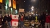 Акция протеста против закона об "иностранных агентах" в Тбилиси в ночь на 9 марта
