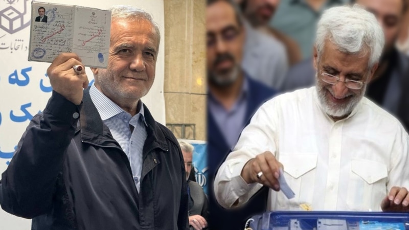 Reformer Pezeshkian, Hard-Liner Jalili Headed To A Runoff In Iran's Presidential Election