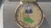 A watch featuring the likeness of Turkmen President Serdar Berdymukhammedov 