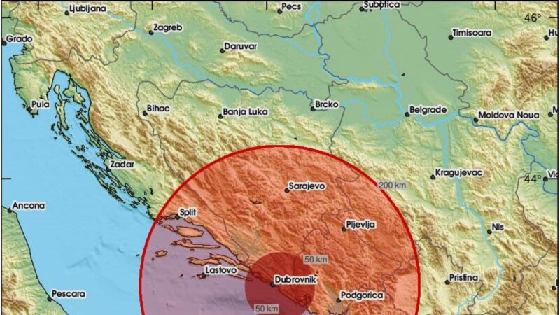 Нов, посилен земјотрес во Црна Гора, на границата со БиХ