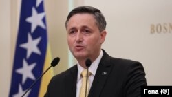 Denis Bećirović, predsjedavajući Predsjedništva Bosne i Hercegovine u Sarajevu, 6. marta 2024. godine.