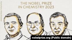 Moungi G. Bawendi, Louis E. Brus și Alexei I. Ekimov primesc Premiul Nobel pentru Chimie 2023 pentru descoperirea și dezvoltarea „punctelor cuantice”. 