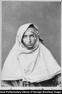 A portrait of "an angry woman" in Kumukh, Daghestan