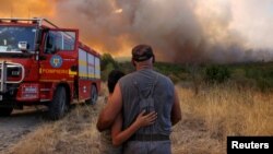 Požar u selu Lefkimi u Grčkoj, septembar 2023. 
