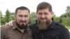 Уполномоченный по правам человека в Чечне Мансур Солтаев (слева) и глава республики Рамзан Кадыров