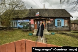Kolbinszkoje falutanácsának vezetője, Natalja Lakomova