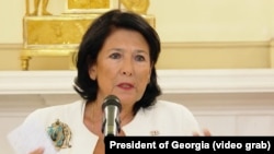 Georgian President Salome Zurabishvili (file photo)