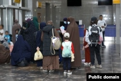 Репатриированные из Сирии граждане Кыргызстана