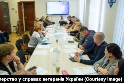 Зустріч з родинами полеглих воїнів у Міністерстві ветеранів. Київ, жовтень 2023 року