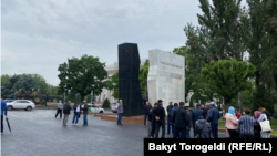 Участники Апрельской революции и близкие погибших в этих событиях. 23 мая 2023 года