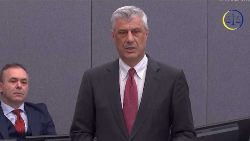 Kosovo Ex-President Thaci, On Trial For War Crimes, Allowed To Visit Sick Mother