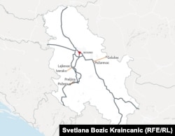 Tri putne deonice, Preljina-Požega, Iverak-Lajkovac i Požarevac-Golubac, gde su sa kineskim firmama kao podizvođači angažovane i firme povezane sa Milanom Radoičićem i Zvonkom Veselinovićem.