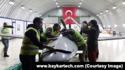 Боевой дрон «Байрактар ТВ2». Иллюстрационное фото.