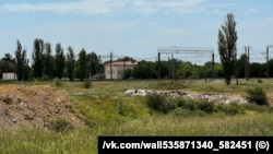 Свалка мусора в поселке Гвардейское Симферопольского района. Крым, 14 июня 2024 года. Фото со страницы Аксенова в ВК