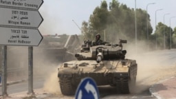 Израильский танк у границ сектора Газа 