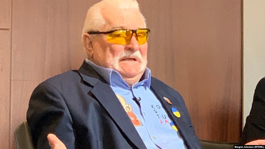 „Întreaga lume s-a unit împotriva Rusiei. Niciodată nu a fost așa", a declarat Lech Walesa la Washington.