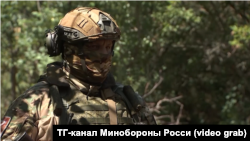 Руски войник, участник в сраженията в Запорожкия регион