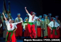 Сцена з опера «Тарас Бульба», яка так і не була поставлена за життя композитора Миколи Лисенка