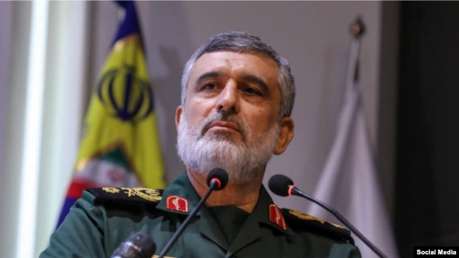 Amir Ali Hajizadeh, chỉ huy Lực lượng Không gian Vũ trụ của IRGC