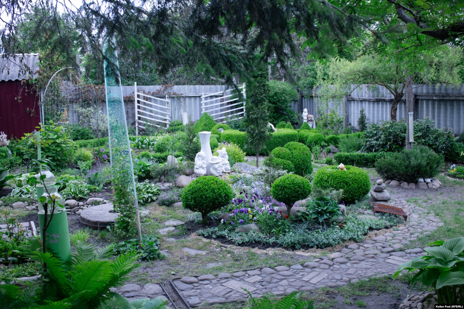 Një kopsht në Kozaça Lopan, Ukrainë.