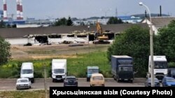 Разбурэньне будынку царквы «Новае жыцьцё», чэрвень 2023 году