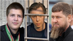 Адам Кадыров, Никита Журавель и Рамзан Кадыров – коллаж 