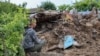 UKRAINE -- The village of Bilozerka in the Kherson region after large-scale flooding, June 14, 2023