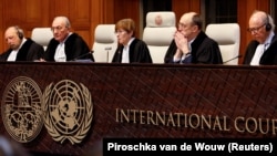 A Nemzetközi Bíróság ülése Hágában
