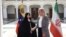 جمیله علم‌الهدی (چپ) در کنار همسر رئیس جمهور ونزوئلا