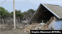 Зруйнований потопом будинок у Тягинці