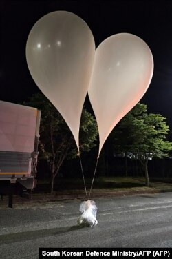 Baloni koji nose smeće u noći između 28. i 29. maja 2024.