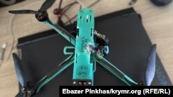 Збитий російський FPV дрон-камікадзе «Бумеранг». Архівне фото