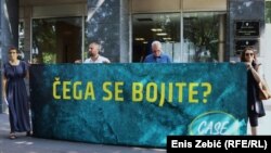Mitől féltek? – horvát újságírók erélyes SLAPP-ellenes szabályokat követelnek egy tüntetésen