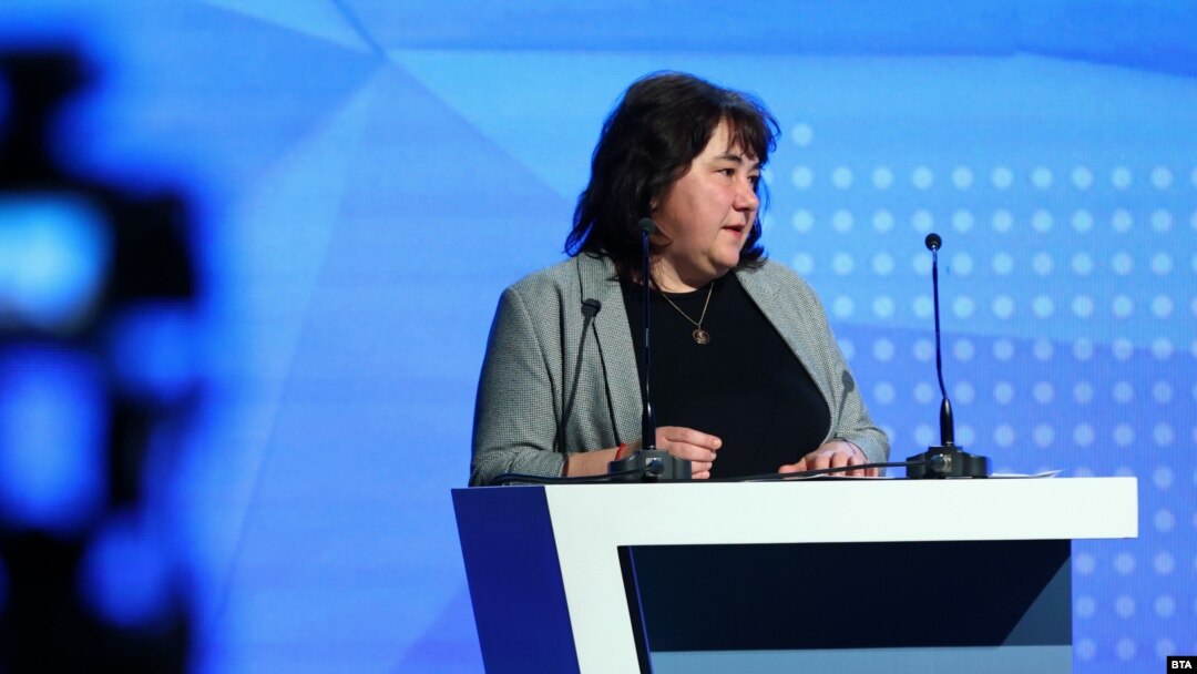 Bulgarian Finance Minister Rositsa Velkova (file photo)