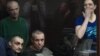 Ув’язнені українські громадяни в суді у російському Ростові-на-Дону, більшість із них – військовополонені, бійці полку «Азов». Росія, Ростов-на-Дону, 14 червня 2023 року