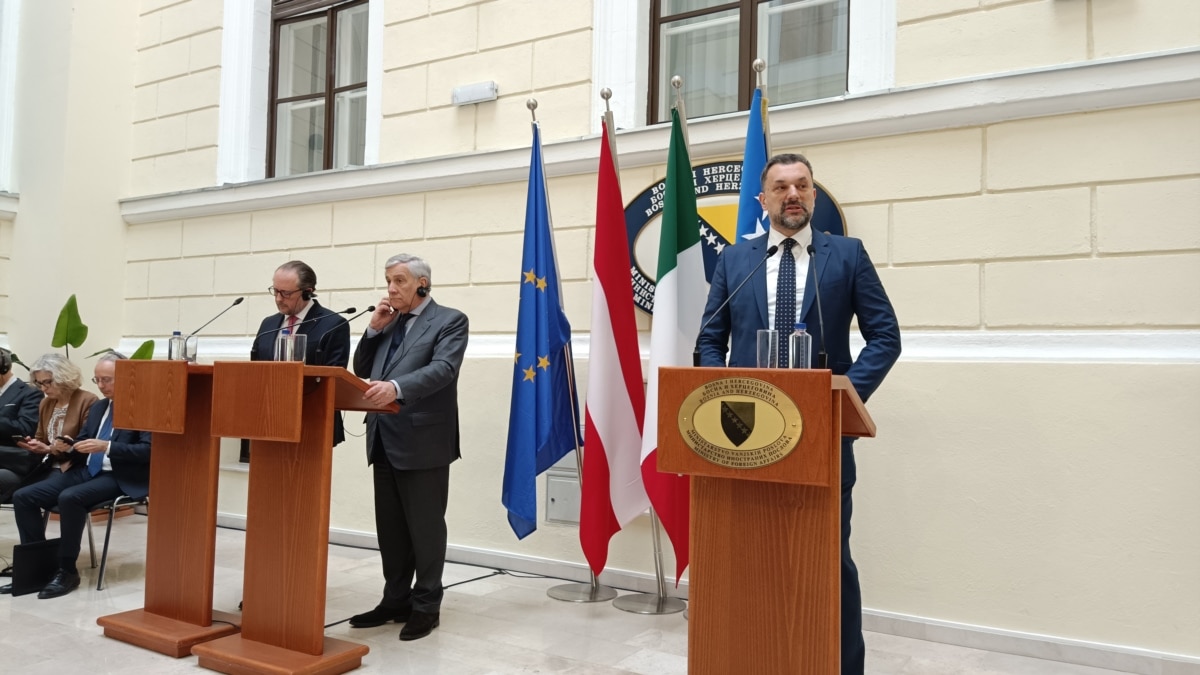 Ministri Vanjskih Poslova Italije I Austrije U Posjeti BiH Uoči Odluke ...