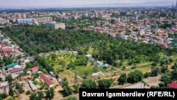 Гареев атындагы ботаникалык бак. "Азаттыктын" сүрөтү.