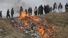 حکومت طالبان چهار تُن مواد مخدر را در ولایت‌های هرات و نیمروز آتش زد
