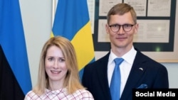 Голова уряду Естонії Кая Каллас і її чоловік Арво Халлік