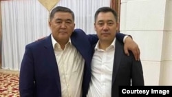 Камчыбек Ташиев и Садыр Жапаров. Фото сделано в 2020 году. 