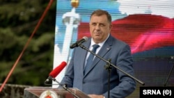 Milorad Dodik na Kozari, 2. juli 2023. 