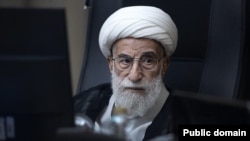 آیت الله جنتی رئیس شورای نگهبان ایران(آرشیف)