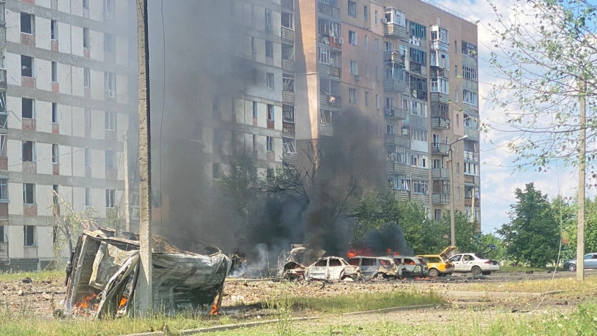 Attack On Kharkiv Town Injures More Than 40 As Russia Accuses