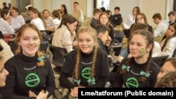 "Мин татарча сөйләшәм" кысаларында үткәрелгән "Qazan Quiz" чарасы, архив фотосы