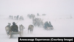 Cu populația indigenă din Taimyr.