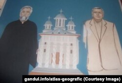 Pictura neterminată din biserica Sf. Filip din Zimnicea îl reprezintă pe primarul Petre Pârvu ca fondator. Finanțarea s-a făcut din banii primăriei. Primarul spune că imaginea nu mai există