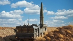 Российский оперативно-тактический ракетный комплекс (ОТРК) «Искандер». Архивное фото